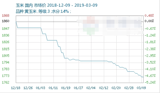 玉米价格最新行情